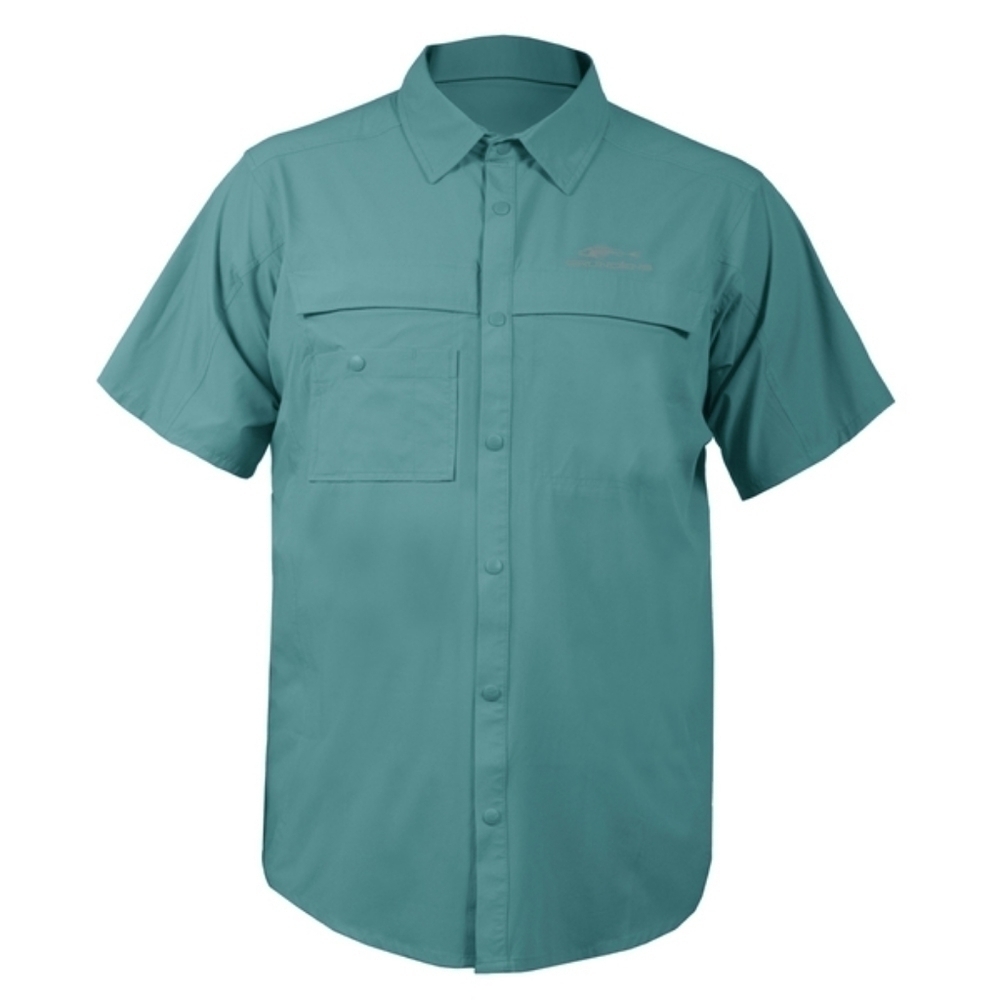 Grundens Hooksetter Long Sleeve Technical Shirt Large NWOT Snap Closure